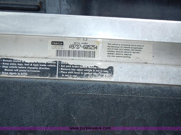 image for item I3605 (5) Club Car electric golf carts