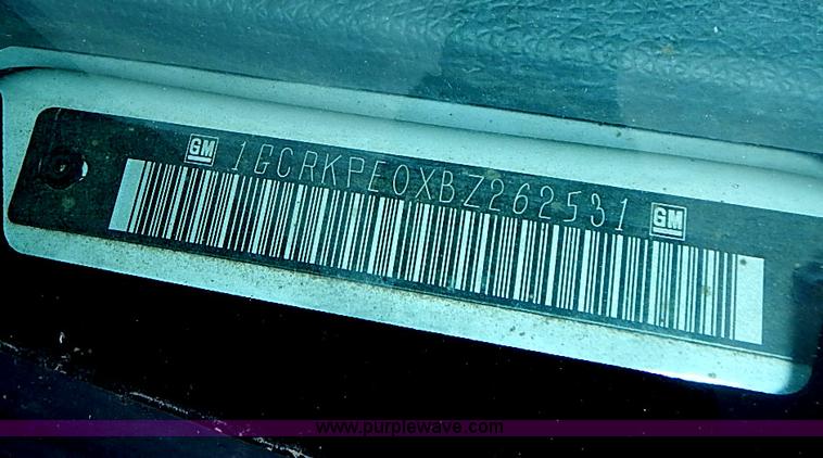 image for item I3606 2011 Chevrolet Silverado 1500 Ext. Cab pickup truck