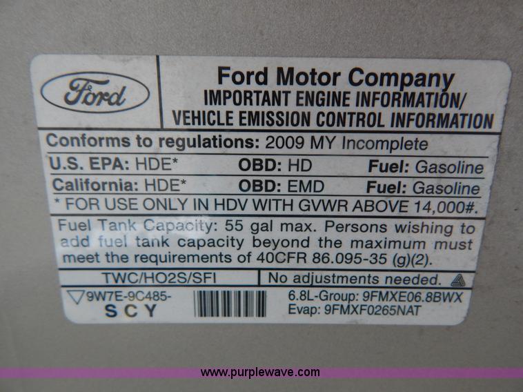 image for item I4681 2009 Ford E450 Goshen bus