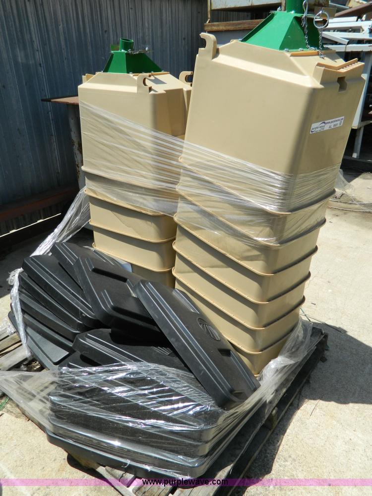 image for item AL9881 (13) plastic seed hoppers and lids