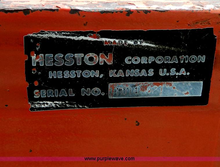 image for item AL9993 Hesston 1014 HydroSwing swather