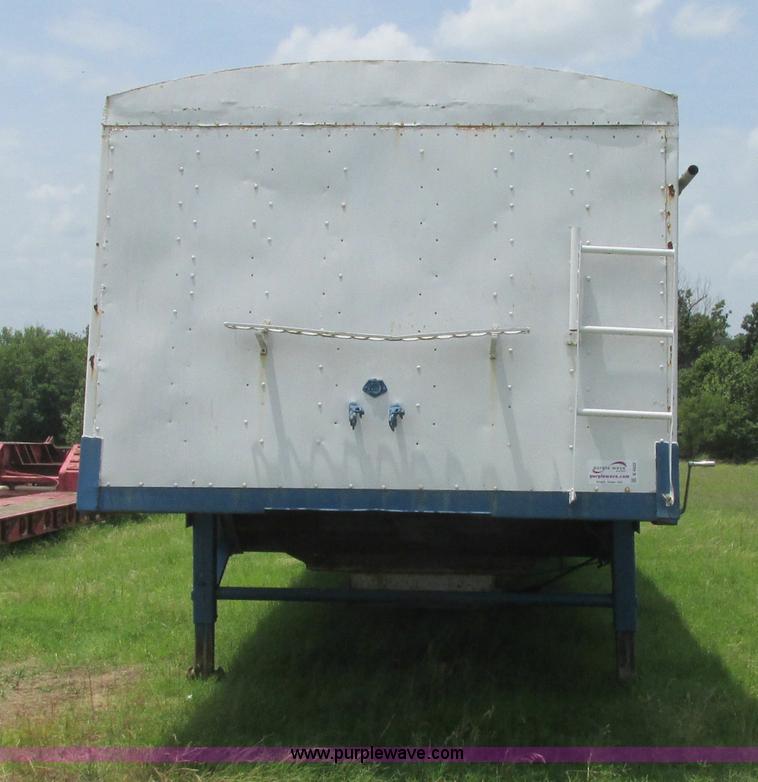 image for item B4922 1974 Cornhusker double hopper grain trailer
