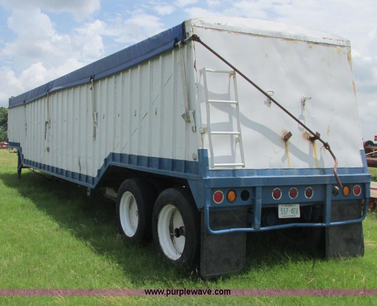 image for item B4922 1974 Cornhusker double hopper grain trailer