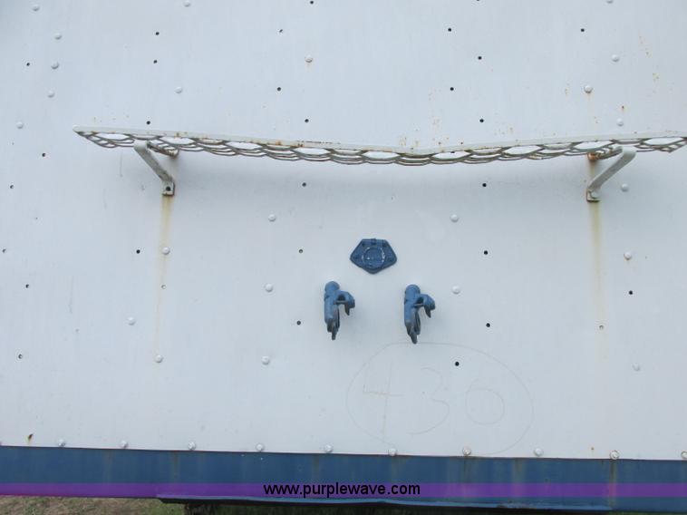 image for item B4922 1974 Cornhusker double hopper grain trailer