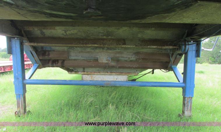 image for item B4922 1974 Cornhusker double hopper grain trailer