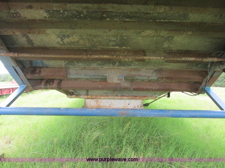 image for item B4922 1974 Cornhusker double hopper grain trailer