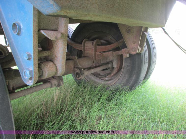 image for item B4922 1974 Cornhusker double hopper grain trailer