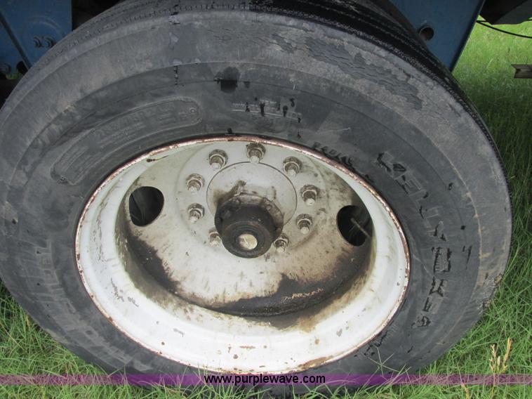 image for item B4922 1974 Cornhusker double hopper grain trailer