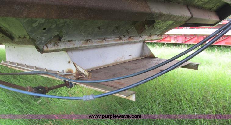 image for item B4922 1974 Cornhusker double hopper grain trailer