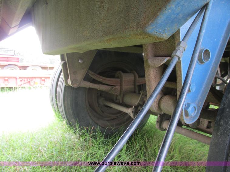 image for item B4922 1974 Cornhusker double hopper grain trailer