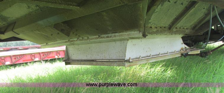 image for item B4922 1974 Cornhusker double hopper grain trailer