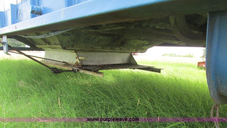 image for item B4922 1974 Cornhusker double hopper grain trailer