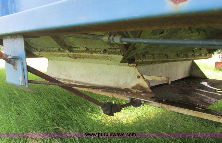 image for item B4922 1974 Cornhusker double hopper grain trailer