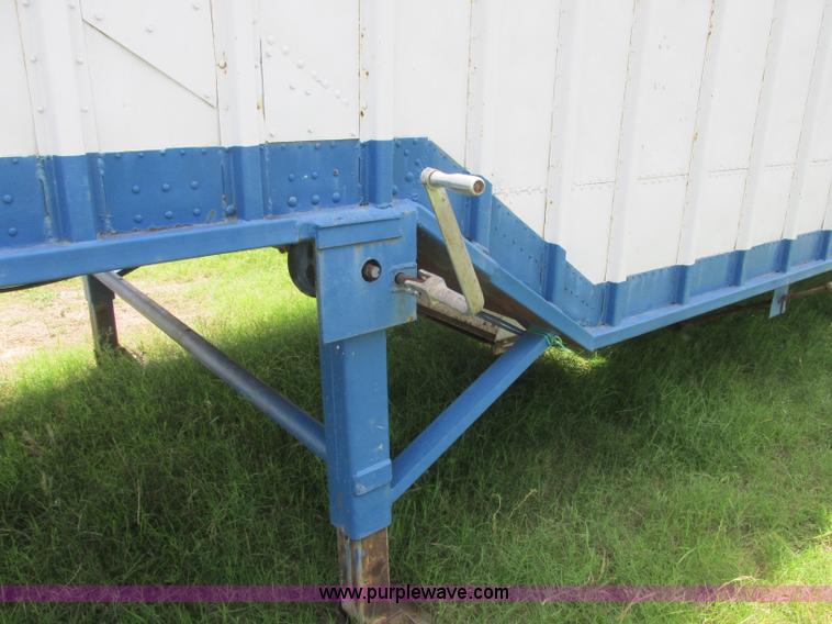 image for item B4922 1974 Cornhusker double hopper grain trailer