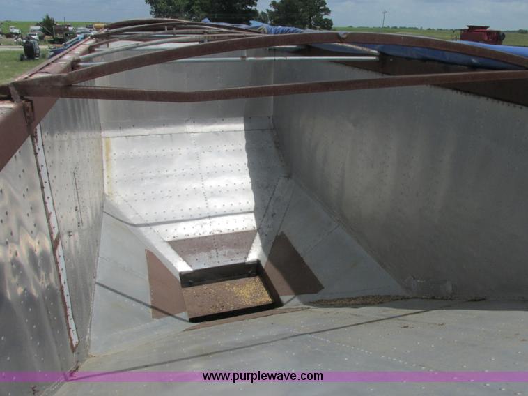 image for item B4922 1974 Cornhusker double hopper grain trailer