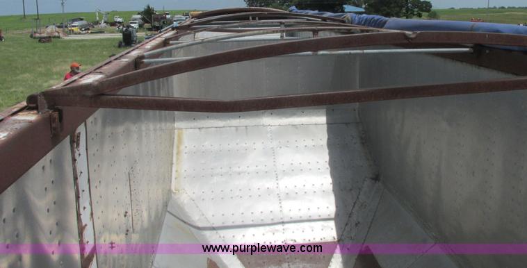 image for item B4922 1974 Cornhusker double hopper grain trailer