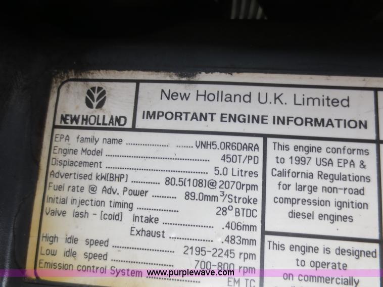 image for item D2083 1997 New Holland 7740SLE MFWD tractor