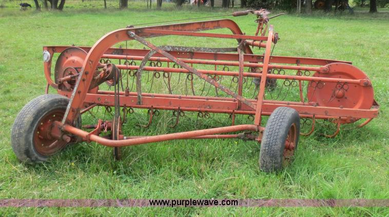 image for item D2090 Allis Chalmers side delivery hay rake