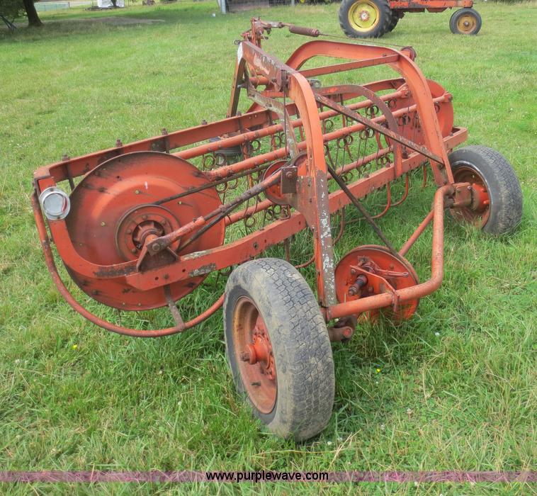image for item D2090 Allis Chalmers side delivery hay rake