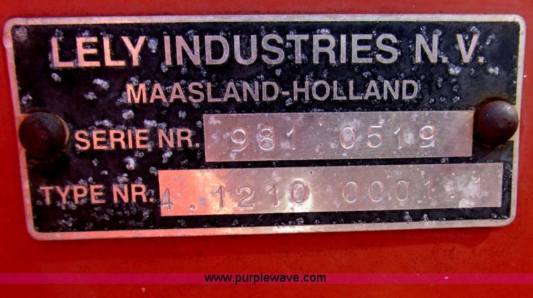 image for item F7407 Lely Optimo 280  9' disc mower