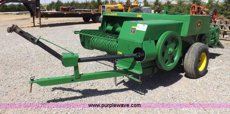 image for item H1842 John Deere 348 small square baler