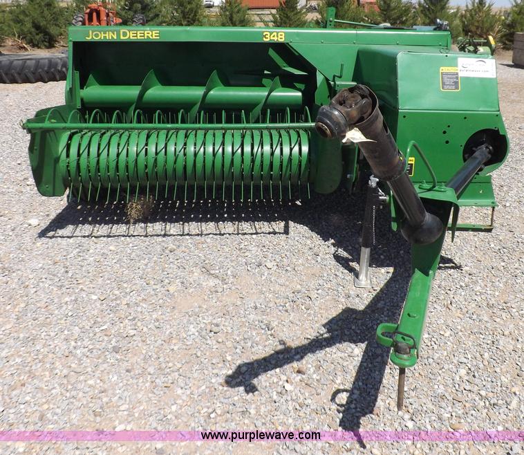 image for item H1842 John Deere 348 small square baler