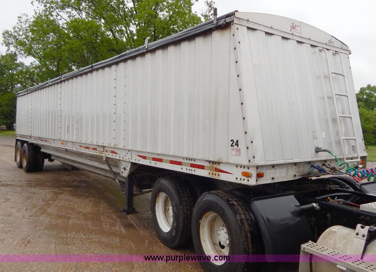 image for item H3396 1997 Jet 42' grain hopper trailer