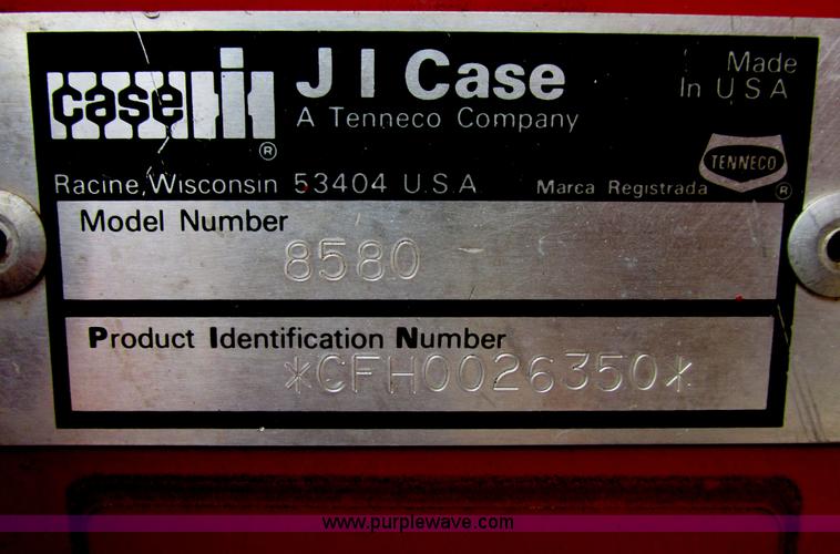 image for item I9572 1991 Case IH 8580 large square baler