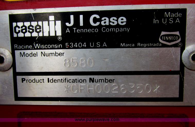 image for item I9572 1991 Case IH 8580 large square baler