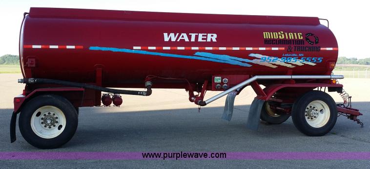 image for item E6005 1974 Merritt water tank trailer