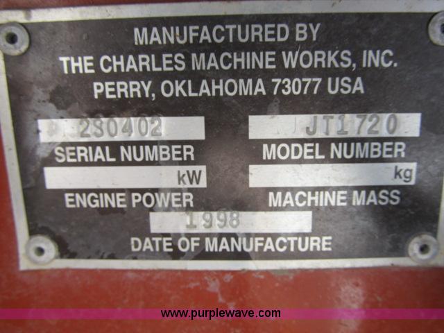 image for item F4912 1998 Ditch Witch JT1720 directional drill and trailer