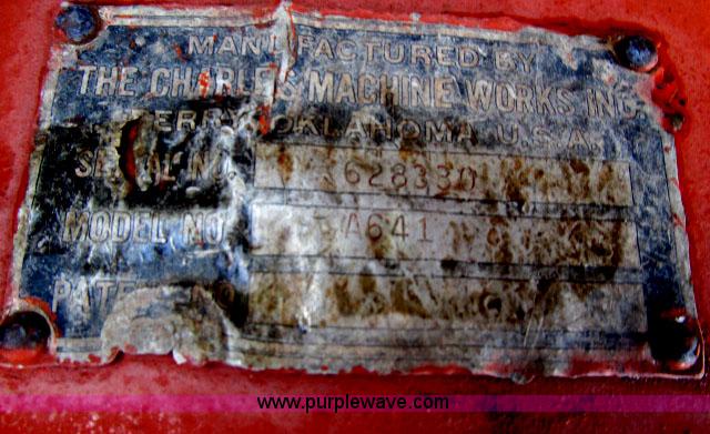 image for item F4913 Ditch Witch 6510 rock wheel trencher