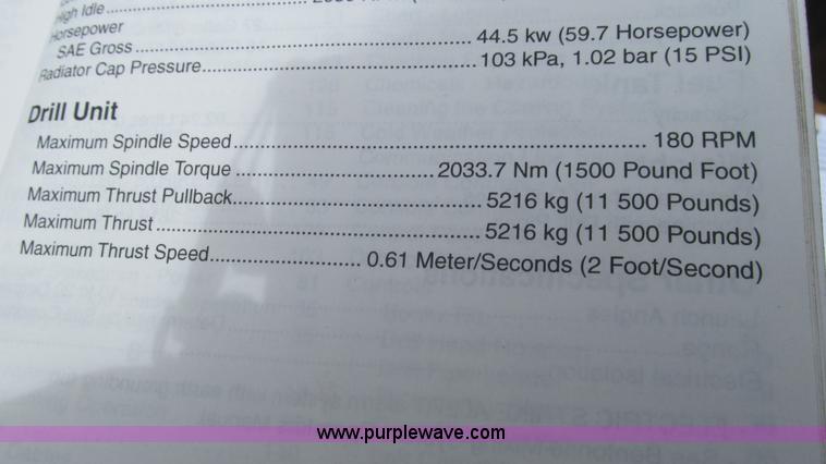 image for item G9292 Case 6010 Turbo horizontal directional drill