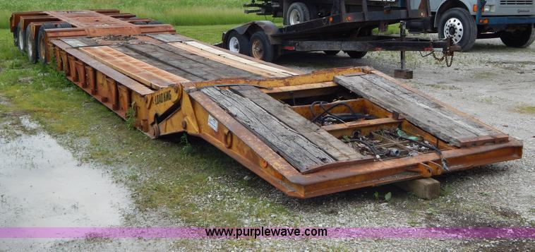 image for item H3322 1979 Load King triple axle lowboy trailer