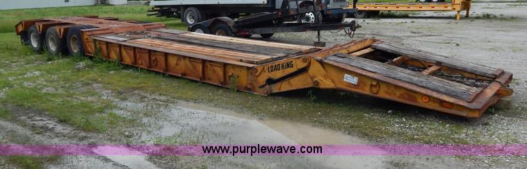 image for item H3322 1979 Load King triple axle lowboy trailer
