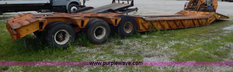 image for item H3322 1979 Load King triple axle lowboy trailer