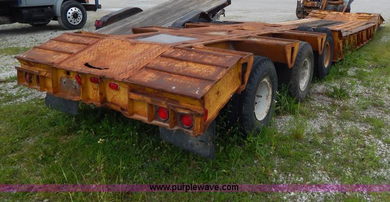image for item H3322 1979 Load King triple axle lowboy trailer