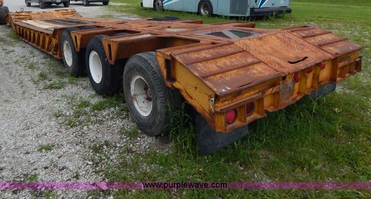image for item H3322 1979 Load King triple axle lowboy trailer