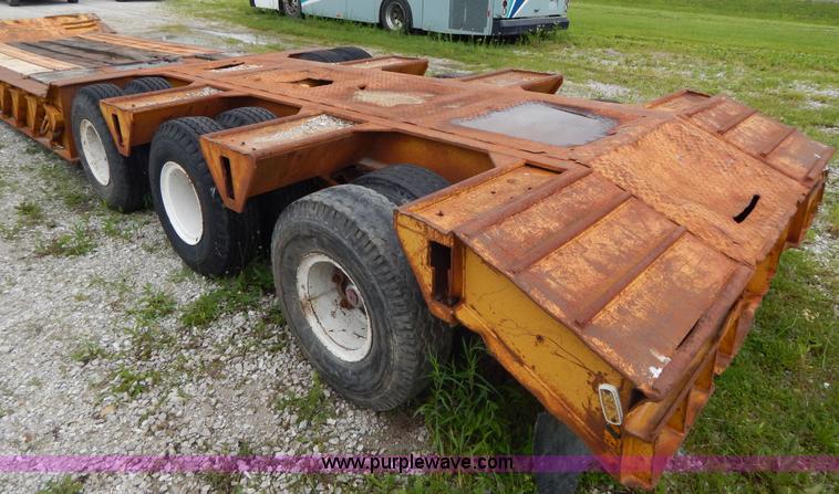 image for item H3322 1979 Load King triple axle lowboy trailer