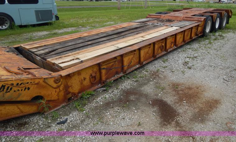 image for item H3322 1979 Load King triple axle lowboy trailer