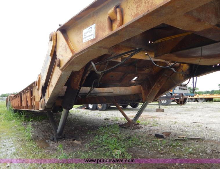 image for item H3322 1979 Load King triple axle lowboy trailer