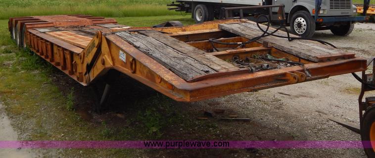 image for item H3322 1979 Load King triple axle lowboy trailer