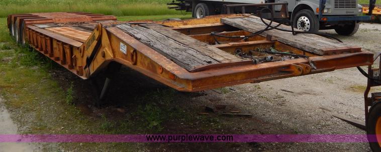image for item H3322 1979 Load King triple axle lowboy trailer