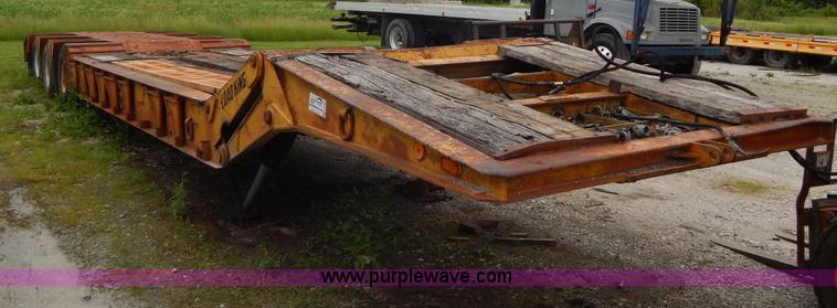 image for item H3322 1979 Load King triple axle lowboy trailer