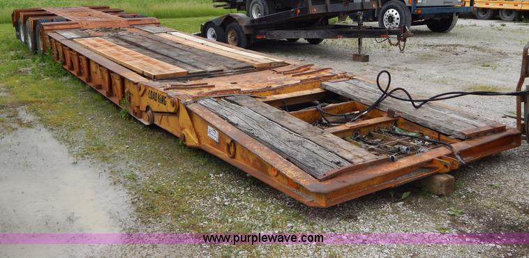 image for item H3322 1979 Load King triple axle lowboy trailer