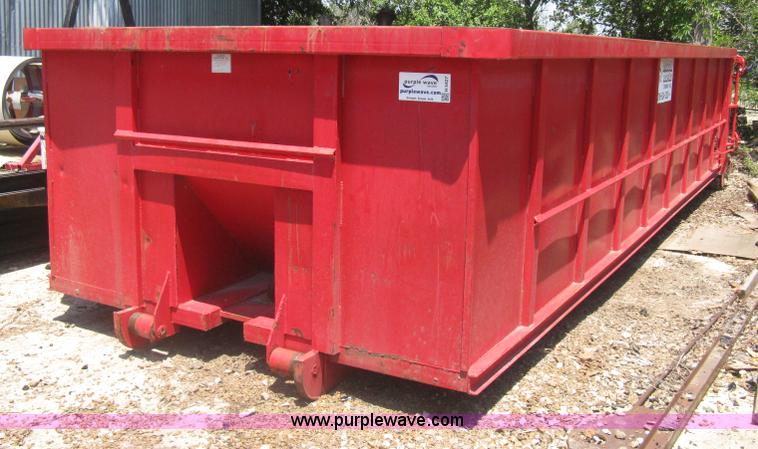 image for item H5427 2000 KL Metal Fab roll off dumpster