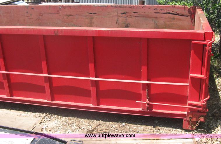 image for item H5427 2000 KL Metal Fab roll off dumpster