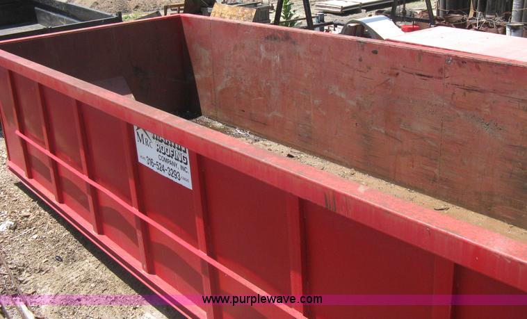 image for item H5427 2000 KL Metal Fab roll off dumpster