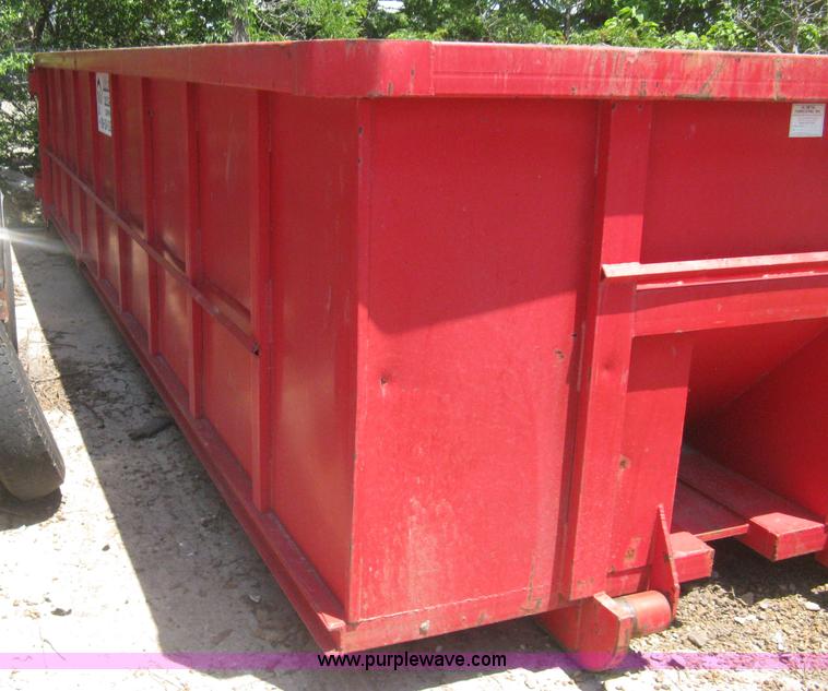 image for item H5427 2000 KL Metal Fab roll off dumpster