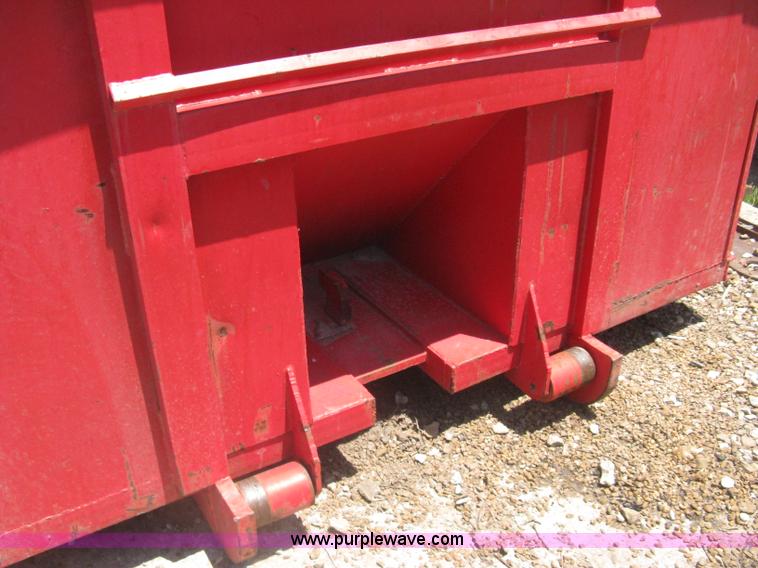 image for item H5427 2000 KL Metal Fab roll off dumpster
